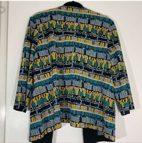 Ming Wang Open Front Topper Blazer - Picture 3 of 4